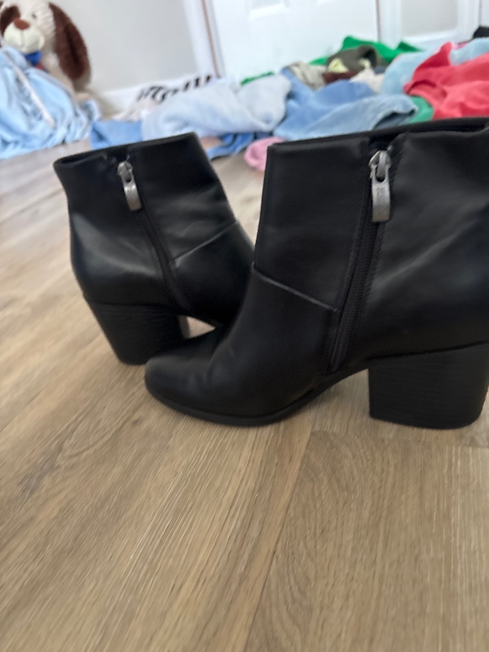 Black boots